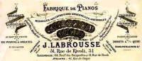 Facteurs De Pianos En France Entre 1875 Et 1899